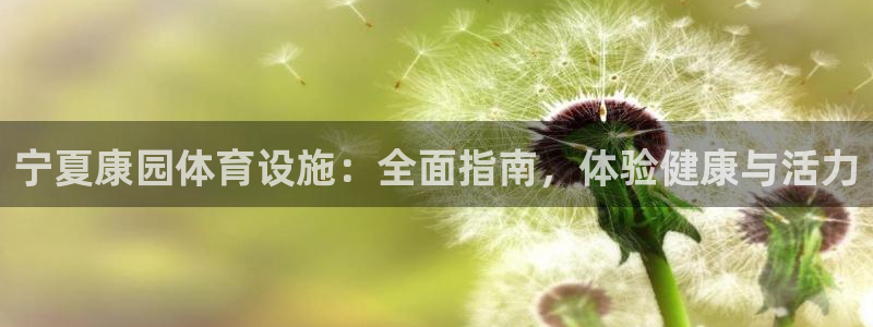 意昂体育3娱乐：宁夏康园体育设施：全面指南，体验健康