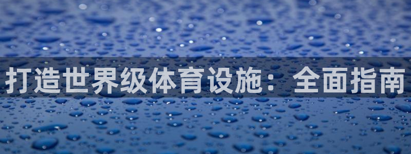 意昂体育3注册：打造世界级体育设施：全面指南