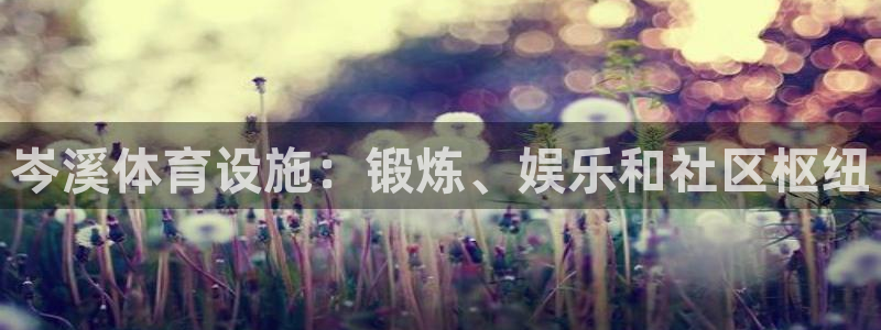 意昂3集团：岑溪体育设施：锻炼、娱乐和社区枢纽