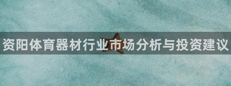 意昂体育3平台注册：资阳体育器材行业市场分析与投资建议